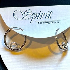 Sterling silver earrings